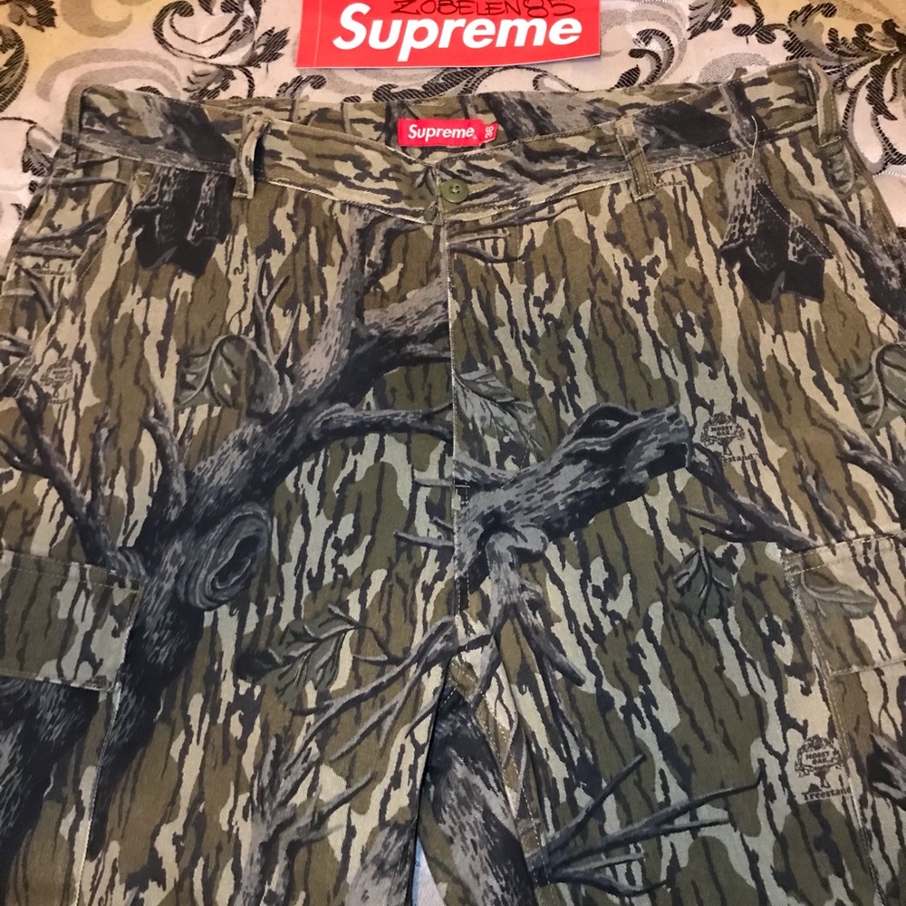 Supreme x Mossy Oak Cargo Pants (fw18) size: 36